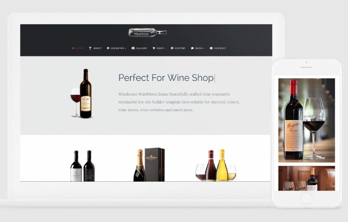 VISUALMODO WINEHOUSE WORDPRESS THEME